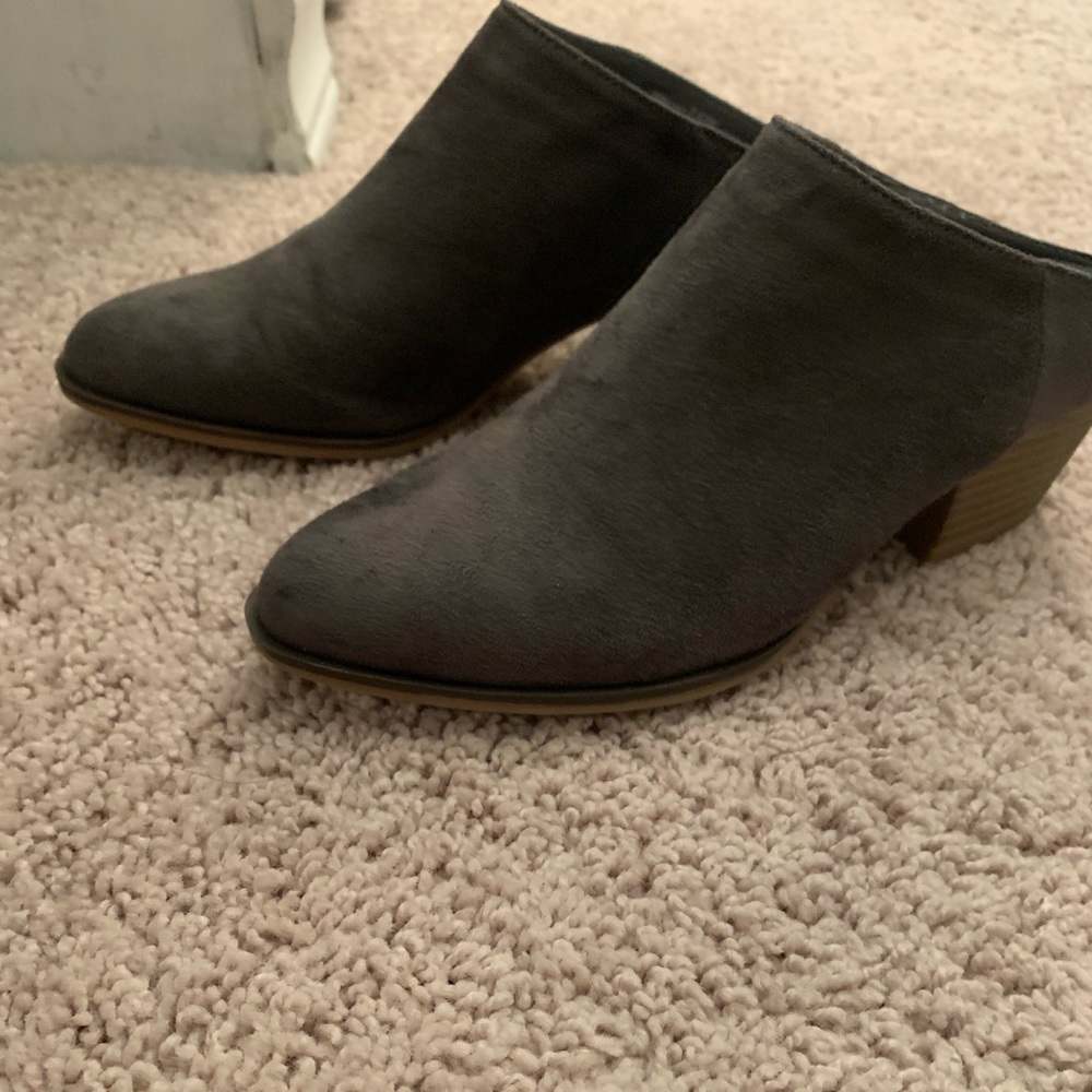 Grey booties
